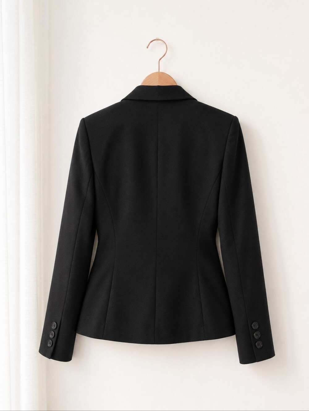 Tahari | Black Tailored Black Blazer | Classic Office Workwear Jacket | Size S - Picture 5 of 7